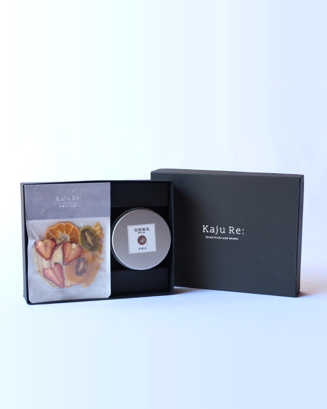 【数量限定】加賀棒茶×ドライフルーツ2種ギフトセット